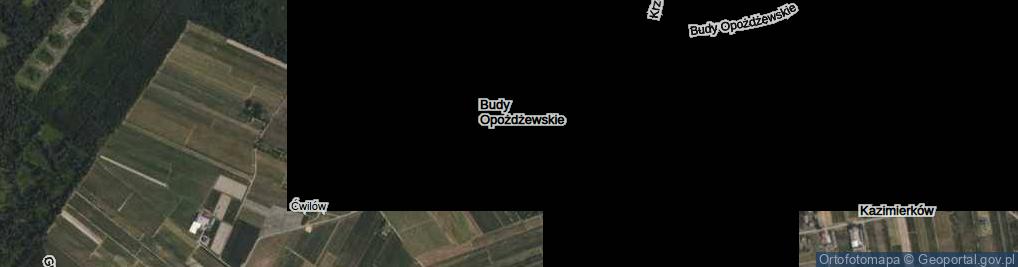 Zdjęcie satelitarne Budy Opożdżewskie ul.